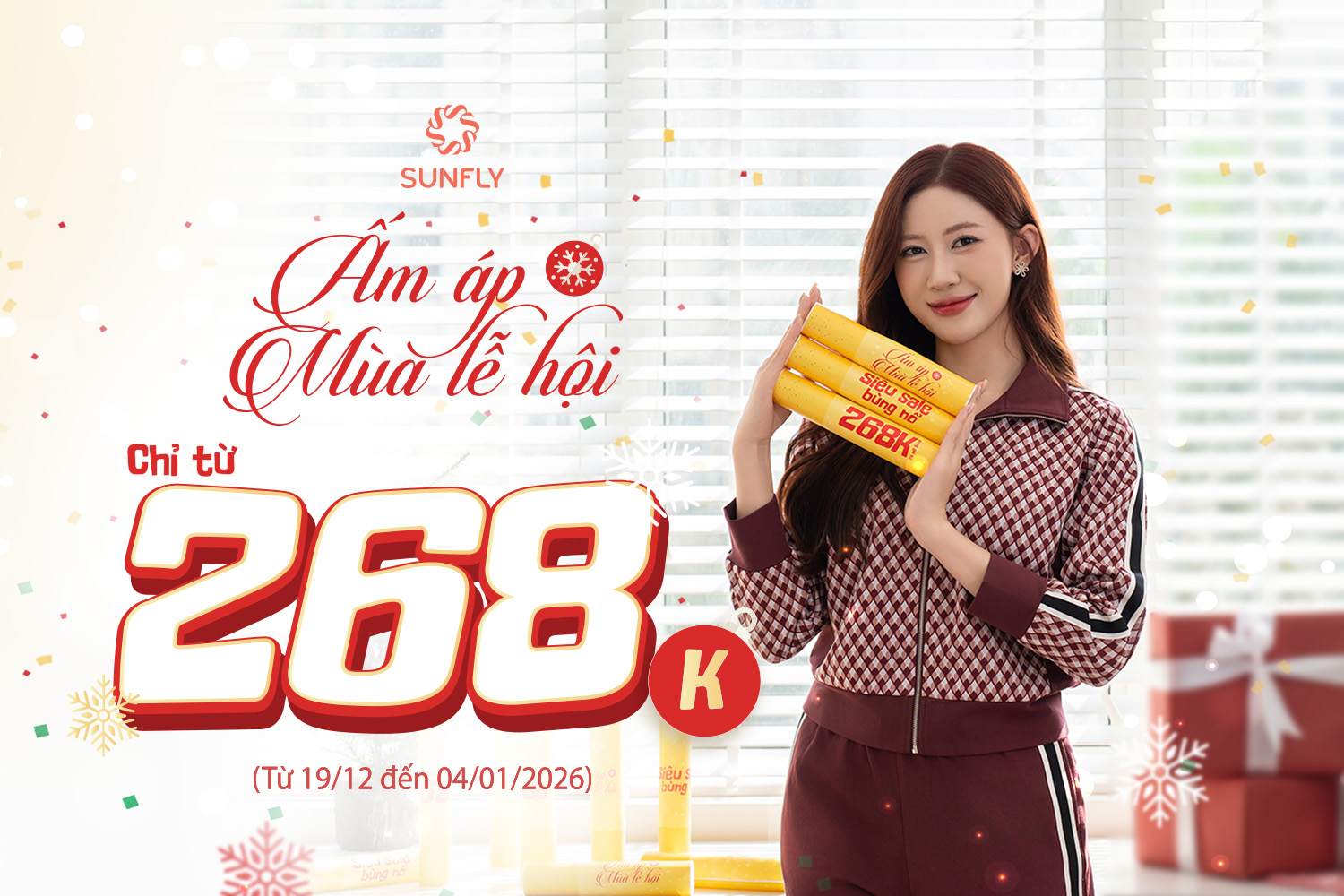 ẤM ÁP MÙA LỄ HỘI - SIÊU SALE BÙNG NỔ | ĐỒNG GIÁ TỪ 268K
